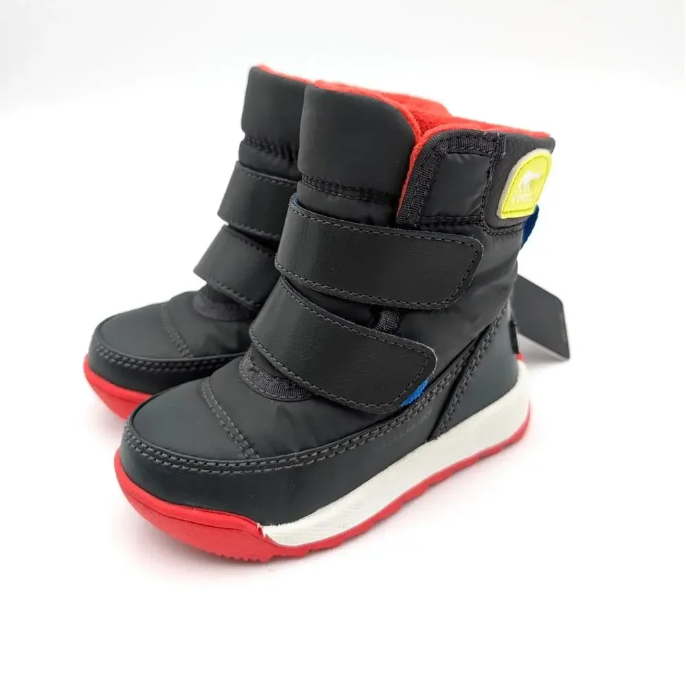 Sorel Whitney II Strap Waterproof Winter Boots Kids' Black Size US5 EU22